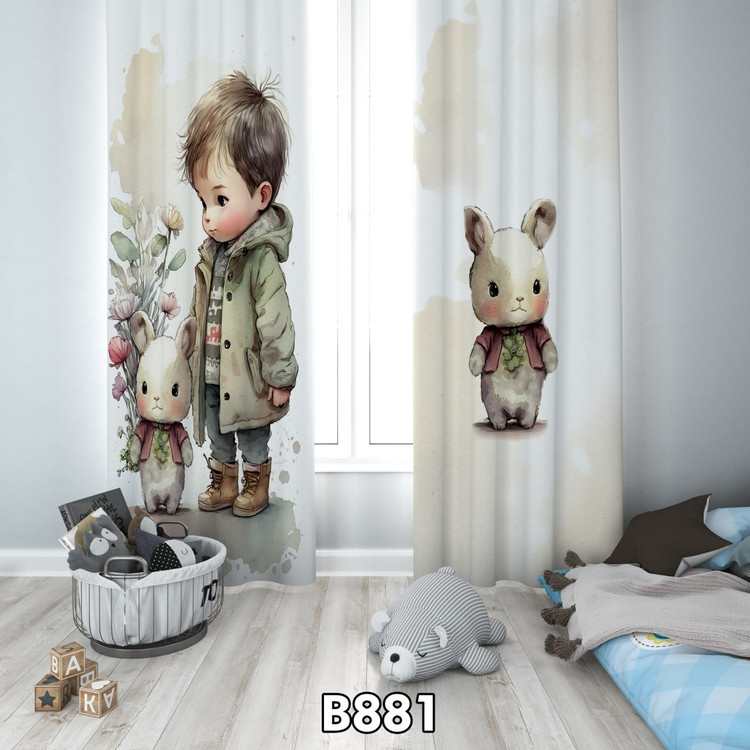 پرده چاپی B881